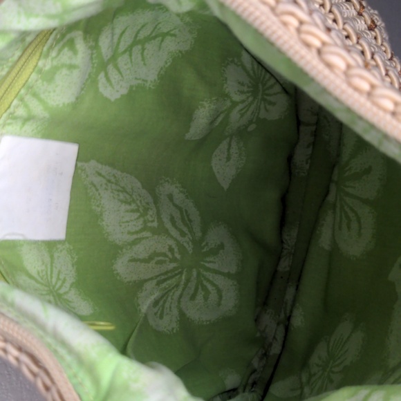 Vintage Liz Claiborne Woven Crochet Crossbody Bag Straw Look Boho Festival Style - Picture 9 of 11